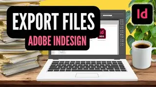 How To Link and Save Files in INDESIGN // Easy Package Files Adobe Tutorial