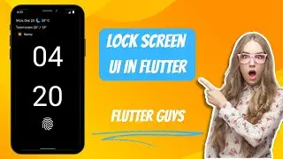 ✨How to Create Lock Screen Ui in Flutter 📱| Flutter Tutorial 