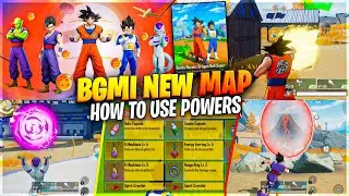 How To USE Dragon Ball Super MAP POWERS - BGMI New Map - BGMI + PUBG × Dragon Ball Super