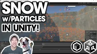 How to Make FALLING SNOW With Particles in Unity!