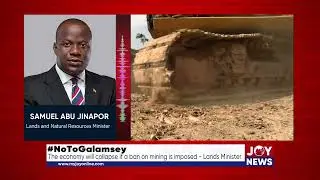 #NoToGalamsey: The economy will collapse if a ban on mining is imposed. - Lands Minister