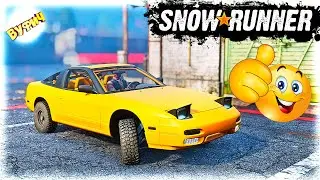 Первый спорткар 🚚 SnowRunner. Все машины [Это было ржачно]