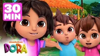 Dora's Baby Adventures! 👶 30 Minutes | Dora & Friends