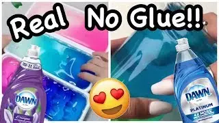 1 Ingredient Slimes!! 💧 No Glue Slime Recipes!!