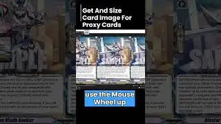 Get And Size Card Image For Proxy Cards 