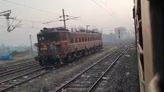 Badnera jn arrival || 12129 Azad hind exp #trainjouney #windowseat #traintravel