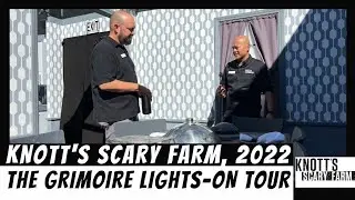 The Grimoire Lights-on Tour of New Knott’s Scary Farm Maze!