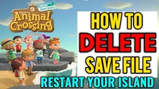 How to delete your save file in Animal Crossing New Horizons