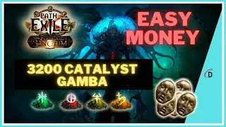 HUGE Catalyst Gamble - 3200 Imbued Catalysts - Path of Exile 3.20 - The Forbidden Sanctum