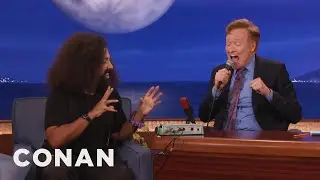 Reggie Watts Lets Conan Play With His Looping Pedal | CONAN on TBS