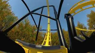 Roller Coaster Front Seat POV - Extreme 🎢 360° VR 8K