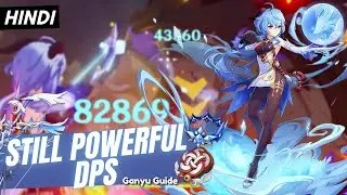 [Hindi] BEST DPS GANYU BUILD F2P - Best Artifacts, Weapons & Showcase | Genshin Impact