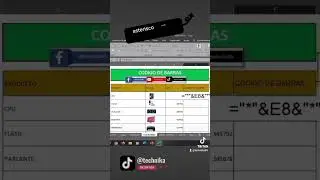 GENERAR CODIGO DE BARRAS DESDE EXCEL #facil #excel #ms #microsoft #trucos