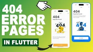 Flutter Tutorial |  Flutter 404 error page, 404 page UI, Flutter error page