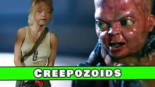 Linnea Quigley takes a shower while a man fights a fetus | So Bad It's Good #292 - Creepozoids