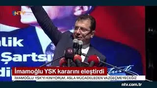 Ekrem İmamoğlu, YSK kararını eleştirdi