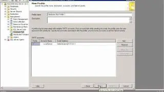 Configure Database Mail in SQL Server 2008