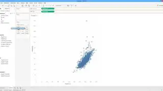 How to Use Reference Lines in Scatter Plot to Filter by Color in Tableau. [HD]