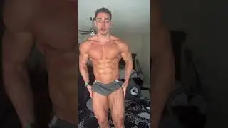 Bodybuilding Shredded Physique Body Update Posing flexing #shorts