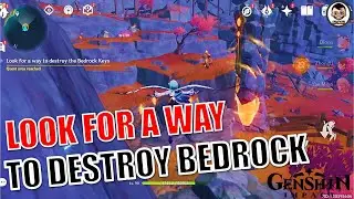 Look for a way to destroy the Bedrock Keys | Surreptitious Seven-Star Seal Sundering |Genshin Impact