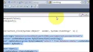 Visual C++ Tutorial 3 -Windows Forms Application: Mysql Connection Part 2