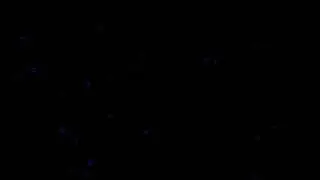 Blue Heart Rain 💙 Black Screen Overlay | Copyright Free