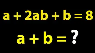 Math Olympiad | Tricky Algebra Question ( Best Trick!!! )