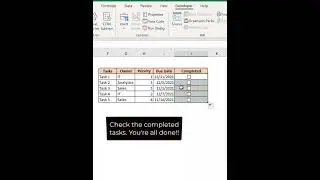 How to insert checkbox in excel 