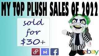 Top Plush Stuffed Animal Sales Sold for $30+ | Reseller Vlog | Buyer Opened Case on Poshmark #plush