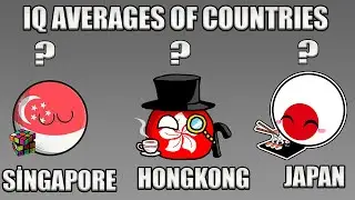 COUNTRYBALLS | IQ AVERAGES OF COUNTRIES