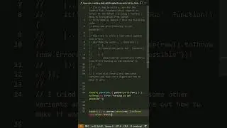 javascript - How can I write a test which expects an 'Error' to be thrown in Jasmine?