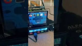 Kali Linux on Raspberry pi 3 with LCD display #shorts #kalilinux