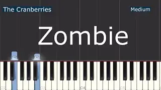 The Cranberries - Zombie Piano Tutorial | Medium