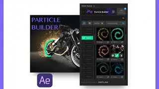Particle Builder Quick Tutorial | Free After Effects Particular Plugins | Motion Factory Toolkit