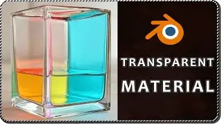 How to make a TRANSPARENT MATERIAL in Blender Eevee, glass material