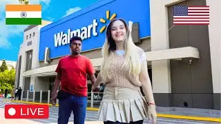 Taking my Indian Husband to Walmart in America 🇺🇸