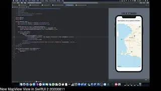 New MapView View in SwiftUI 2 20200811