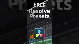 Free DaVinci Resole presets: masking, color correction, and 3d effects 