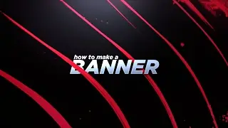 How To Make Clean Professional YouTube Banner FT. Votrex