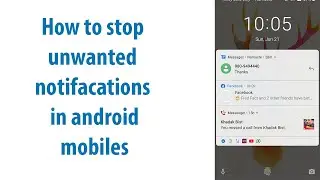 how to stop notifications on android...