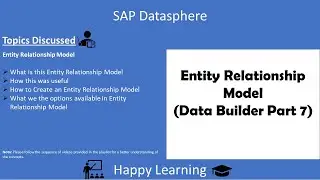 09 SAP Datasphere  Entity Relationship Model