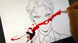 Drawing Loid Forger | Vampire | Zombie | Halloween Drawing  【Spy x Family】