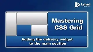 CSS Grid - Uber Eats Clone Example - Adding the delivery widget