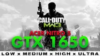 Call of Duty: Modern Warfare 3 - GTX 1650 Benchmark | Acer Nitro 5 Gaming Test | Ryzen 5 3550H