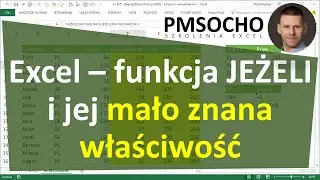 Excel - Funkcja JEŻELI - mało znana właściwość [odc.888]