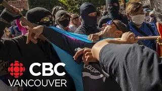 Arrests at protests, counter protests over gender identity education in B.C. schools