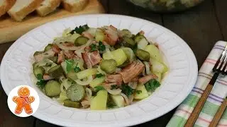 Картофельный Салат по-Немецки Очень Простой и Вкусный