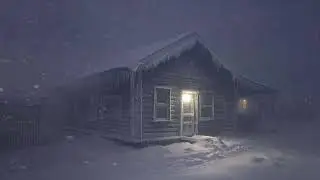 Snowstorm Sounds for Sleeping┇Gusty Blizzard & Wind Sound Effect┇Nature Sounds and Winter Ambience