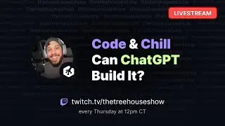Livestream: Code & Chill - Can ChatGPT Build It? Interactive Quiz App