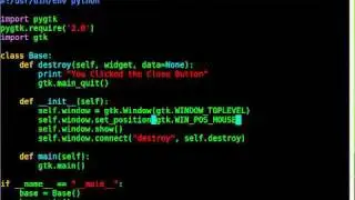 Python - GTK GUI - Tutorial #3 - Window Position and Size